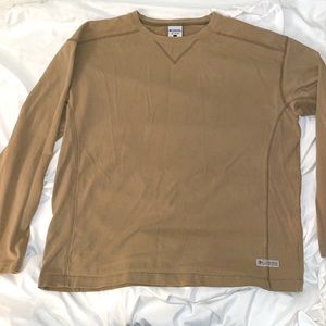 Columbia Men’s Large Tan Cruneck Sweatshirt